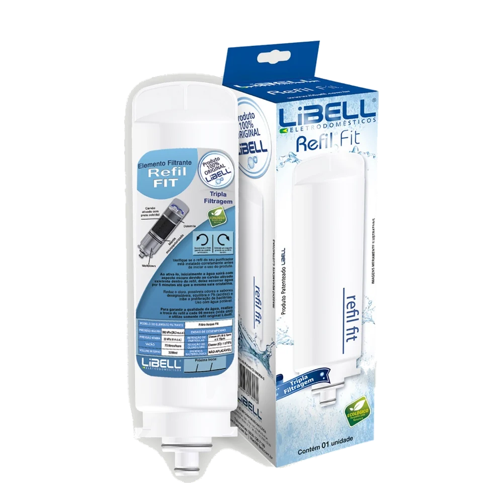 Refil Fit, elemento filtrante original Libell